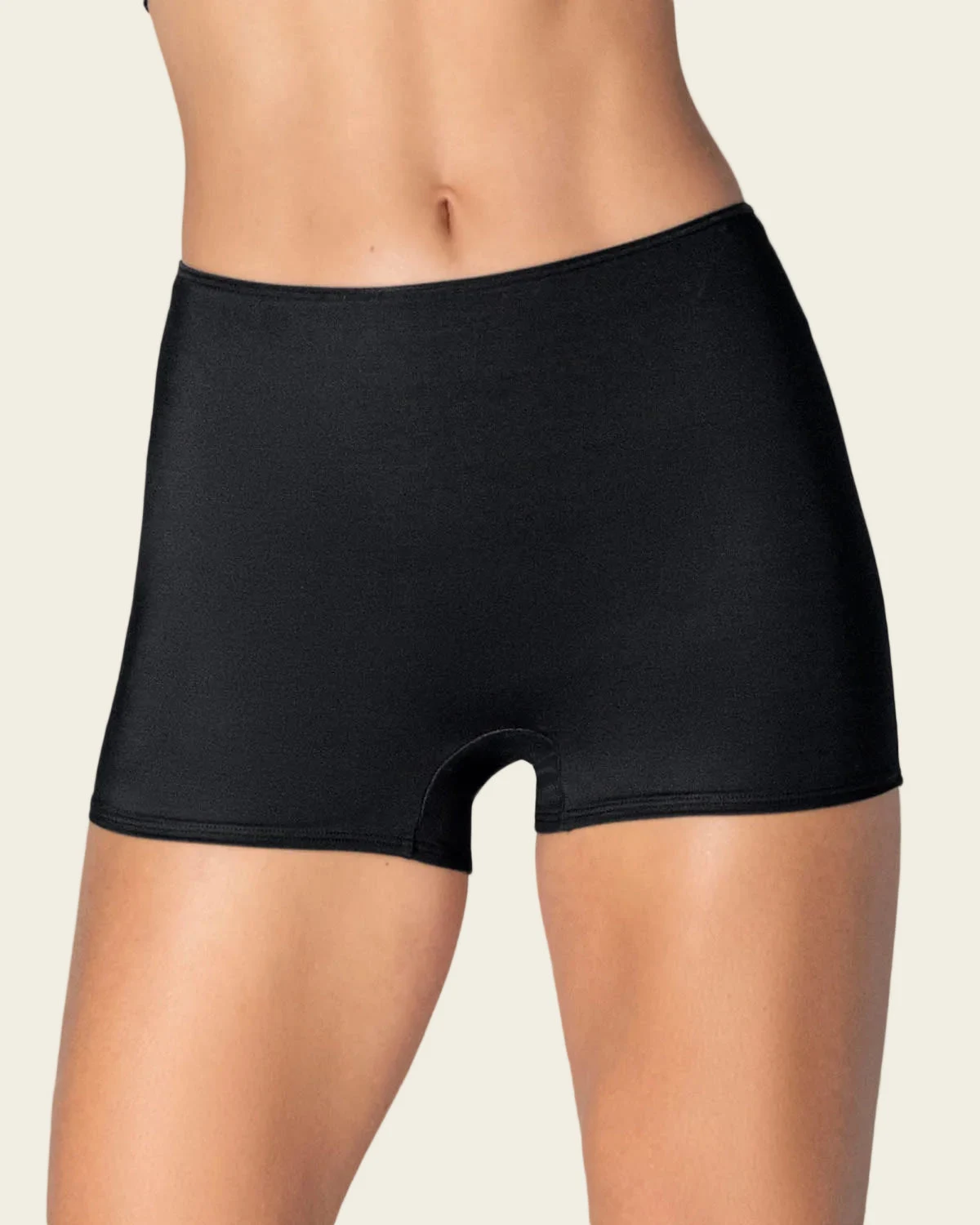 Bóxer corto de control fuerte de abdomen · Ref. 92073 · Negro