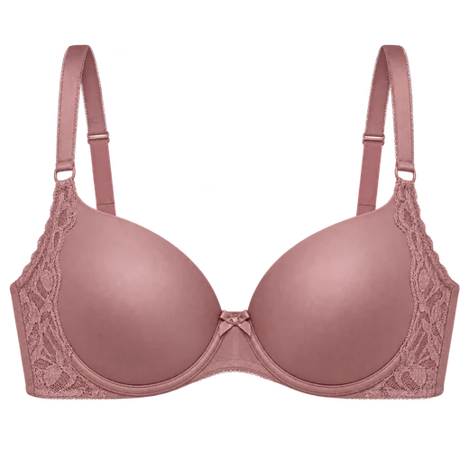 Sostén con aro color rosa antiguo